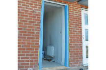 Door Foam Protection \'U\' Profile 100-120mm x 2m - Blue