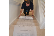Stair Carpet Protection Film FR TS63 1200mm x 100m