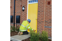 Tecdura Stickymat FR Yellow Door 1.5mm x 1.04m x 50m