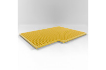 Fixed Grate & Frame Stairwell Hatch (RH Cut Out) 900mm x 1200mm