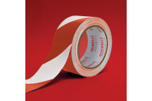 Hazard Warning Tape 50mm x 33m Red/White