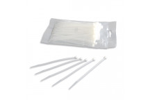 Cable Ties 140mm x 3.6mm White (100/Pack)