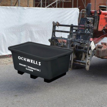 Mortar Tub With Fork Lift Channels 250Lt