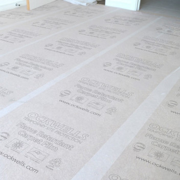 Carpet Protection Film FR TS63 1200mm x 100m