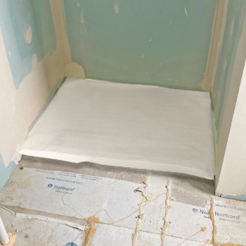 Tecdura Stickymat FR White Shower Tray Protection 1.1mm x 1.04m x 50m