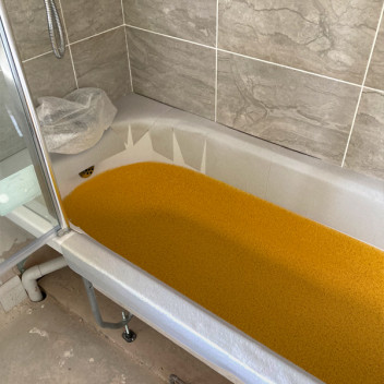 Spaghetti Mat 10mm x 800mm x 1200mm Orange - Bath Protection