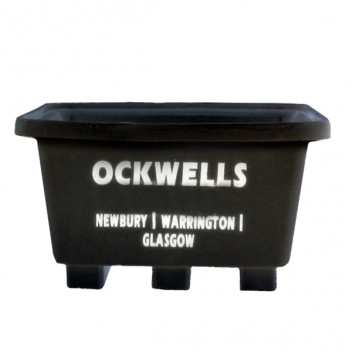 Mortar Tub Eco With Fork Lift Channels Black 250ltr