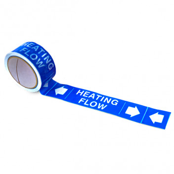 First Fix Heating Flow Tape 50mm x 66m Blue